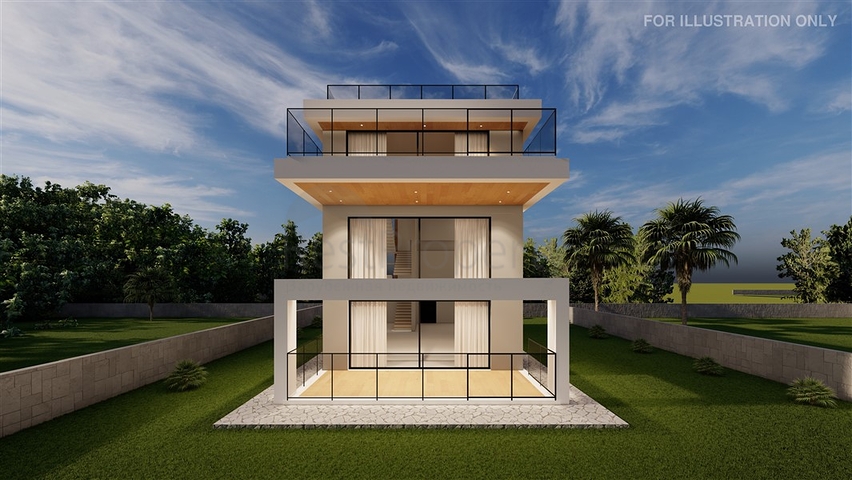 A new project under construction in Northern Cyprus in the area of Esentepe