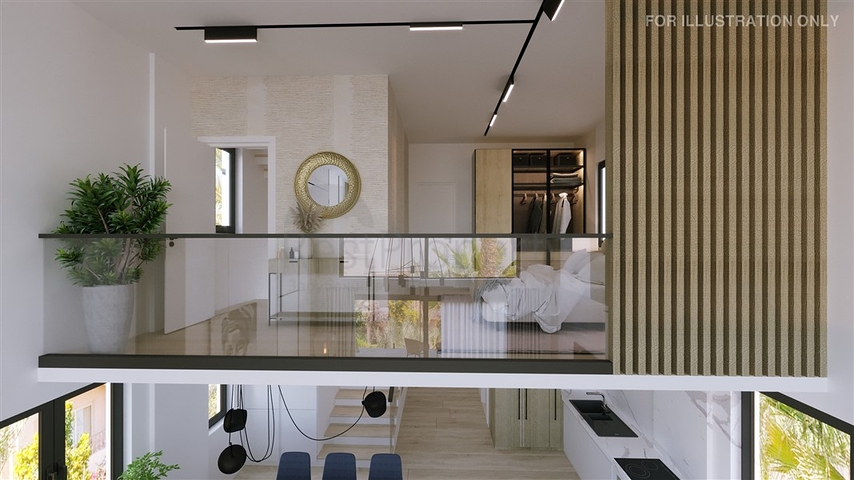 A new project under construction in Northern Cyprus in the area of Esentepe