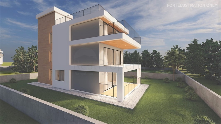 A new project under construction in Northern Cyprus in the area of Esentepe