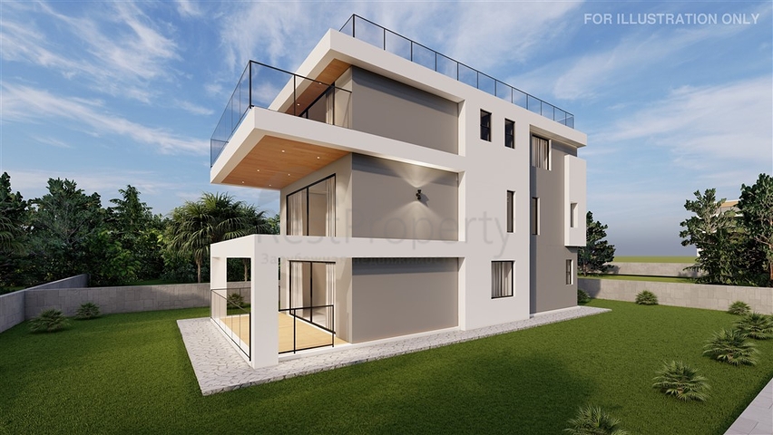 A new project under construction in Northern Cyprus in the area of Esentepe