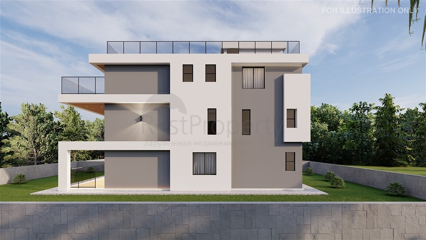 A new project under construction in Northern Cyprus in the area of Esentepe