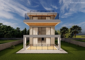 A new project under construction in Northern Cyprus in the area of Esentepe