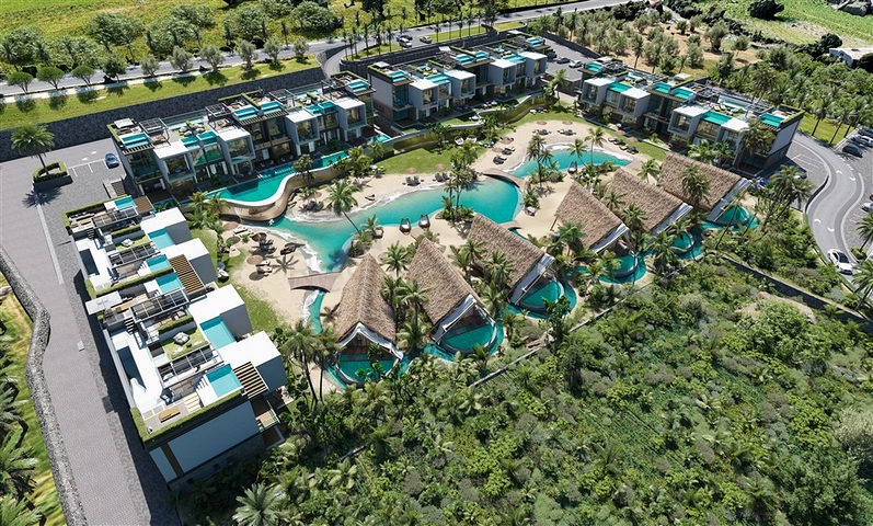 New residential complex with hotel infrastructure in the Esentepe area