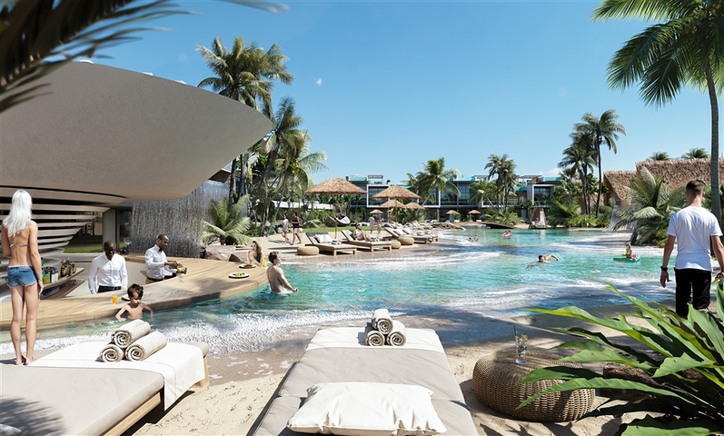 New residential complex with hotel infrastructure in the Esentepe area