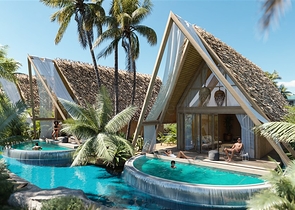 New residential complex with hotel infrastructure in the Esentepe area