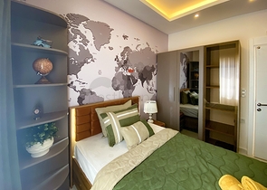 3+1 linear apartment in the popular area of Mahmutlar