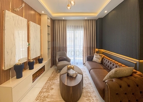 3+1 linear apartment in the popular area of Mahmutlar