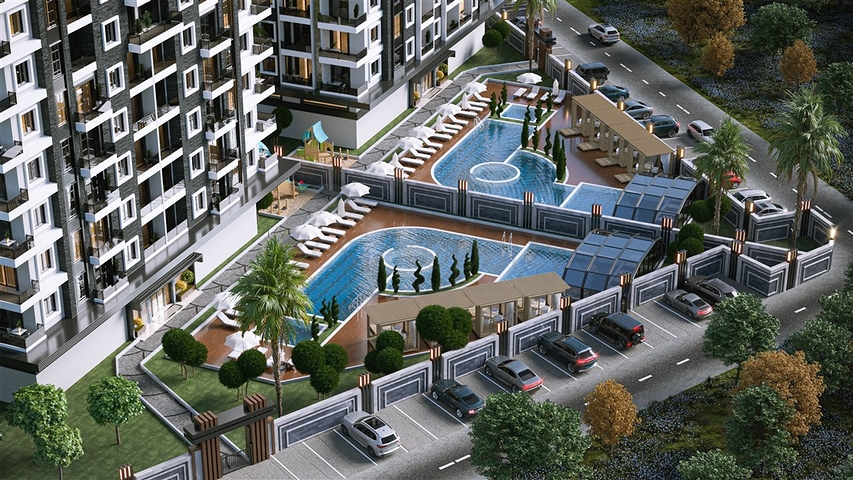 Apartment 1+1 at the final stage