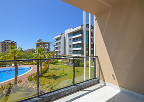 Furnished 1+1 apartment in Oba