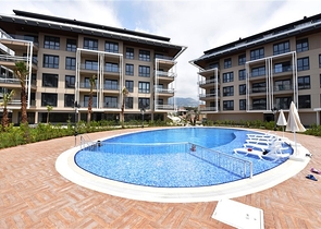 Furnished 1+1 apartment in Oba