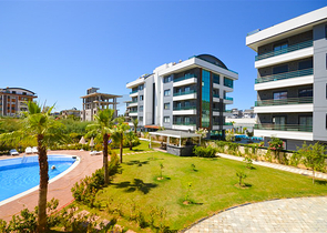 Furnished 1+1 apartment in Oba