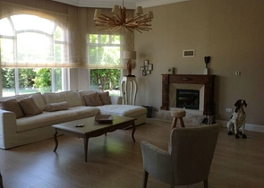 Modern villas with nice garden in a complex in Antalya