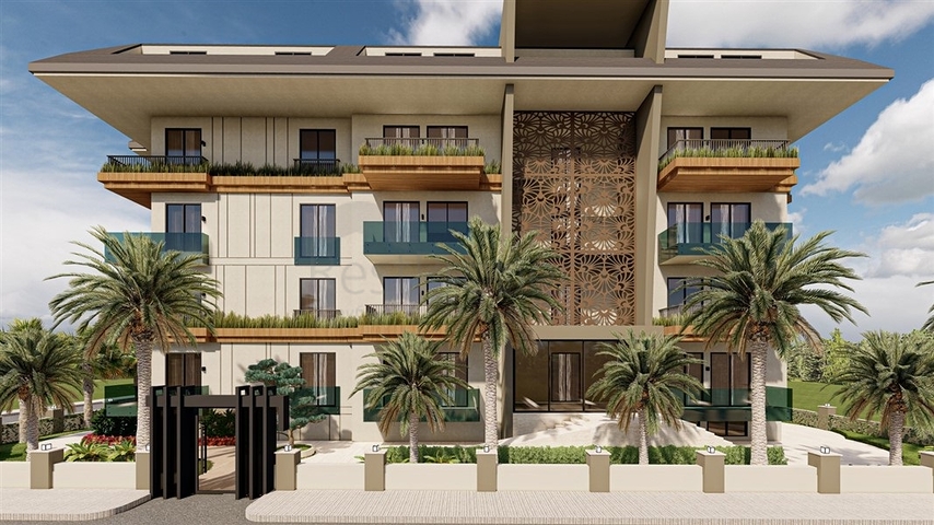 A new project under construction 800 m from the sea in the Oba area