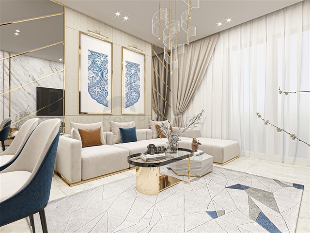 A new project under construction 800 m from the sea in the Oba area