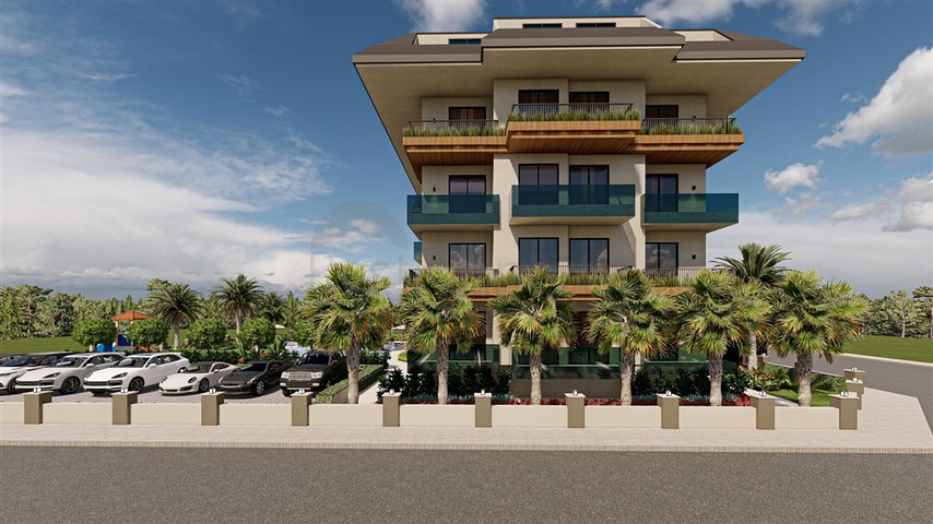 A new project under construction 800 m from the sea in the Oba area