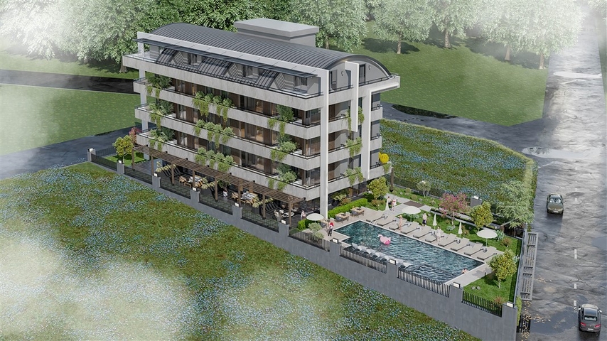 A project for lovers of peace and quiet in the center of Alanya 