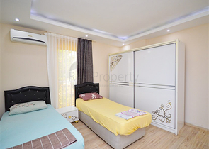 Villa in sita 4+1 with a small garden and sea and mountain views in the picturesque Kargicak area