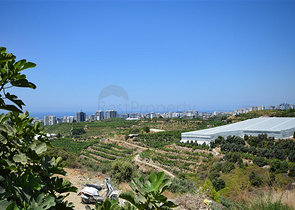 Villa in sita 4+1 with a small garden and sea and mountain views in the picturesque Kargicak area