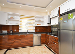 Villa in sita 4+1 with a small garden and sea and mountain views in the picturesque Kargicak area