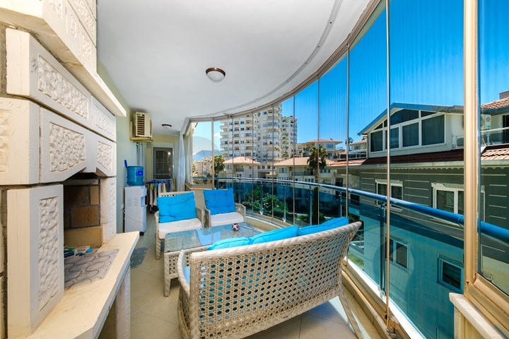 2+1 apartment in Cikcili district with a spacious balcony