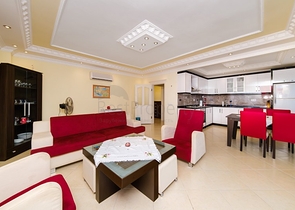 2+1 apartment in Cikcili district with a spacious balcony