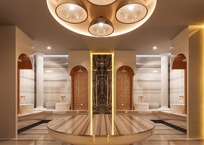 1+1 apartment in a premium class complex on the first coastline in Mahmutlar