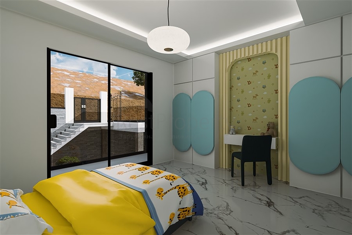 A unique project of a 5+1 villa in the Kestel area