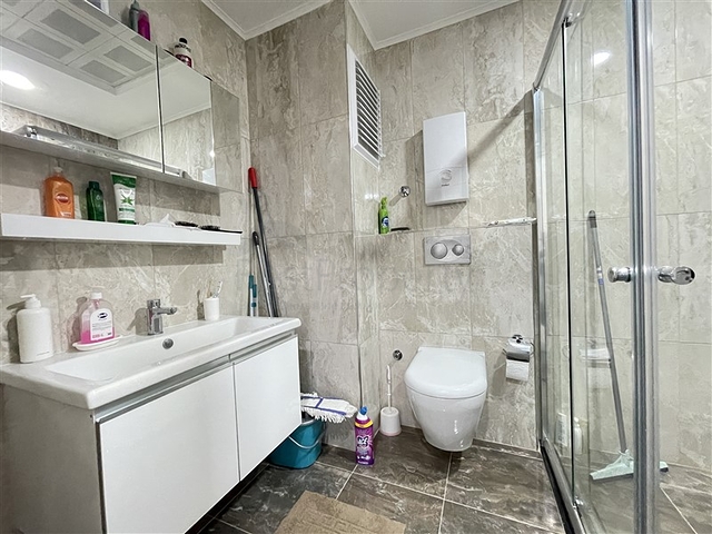 One bedroom bright apartment in the area with the best sandy beach in Avsallar