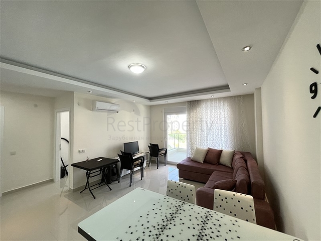 One bedroom bright apartment in the area with the best sandy beach in Avsallar