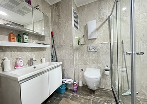 One bedroom bright apartment in the area with the best sandy beach in Avsallar