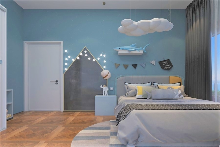 New villa complex with panoramic sea views in Tepe area