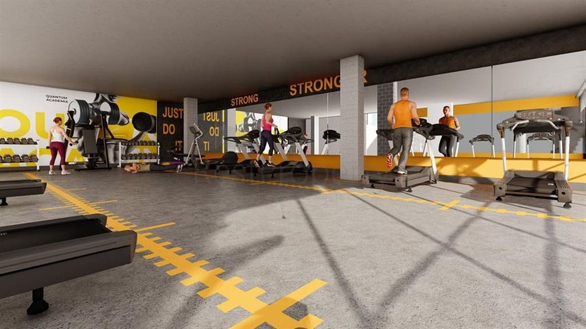 1+1 apartment in a new complex in Avsallar