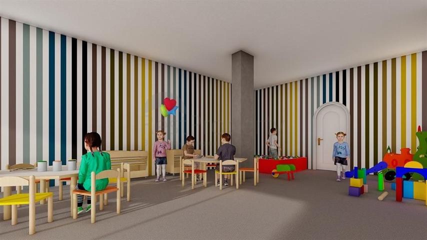 1+1 apartment in a new complex in Avsallar