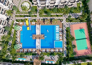 1+1 apartment in a new complex in Avsallar