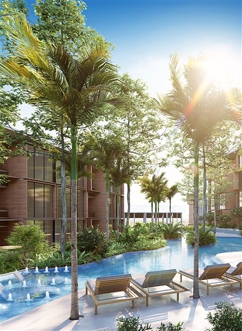 Furnished apartments in a modern condominium on Kamala