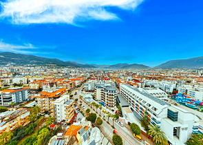 Furnished 1+1 Apartment in Central Oba, 350 m from the Sea