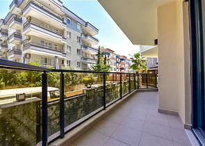 Furnished 1+1 Apartment in Central Oba, 350 m from the Sea