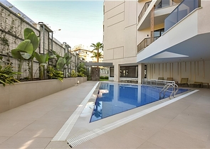 Furnished 1+1 Apartment in Central Oba, 350 m from the Sea