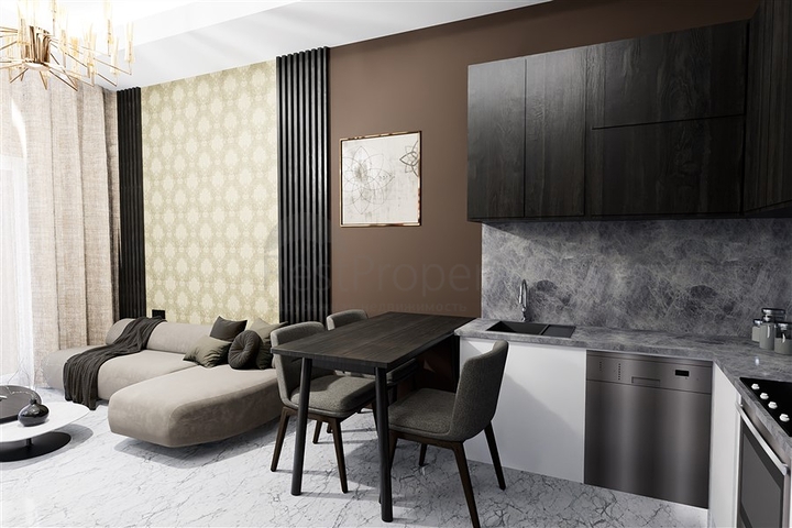 Residential complex under construction in Demirtas district