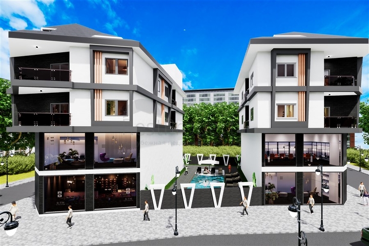 Residential complex under construction in Demirtas district