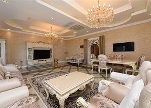 Royal 3+1 apartments in a hotel-type complex in Mahmutlar