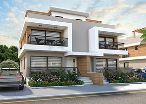 A new project of large apartments in the Iskele area 