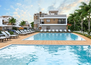 A new project of large apartments in the Iskele area 