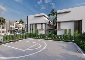 Low-rise complex 600 meters from the beach in the Iskele area