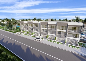 Low-rise complex 600 meters from the beach in the Iskele area