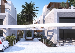 A complex under construction in one of the most popular areas in Northern Cyprus