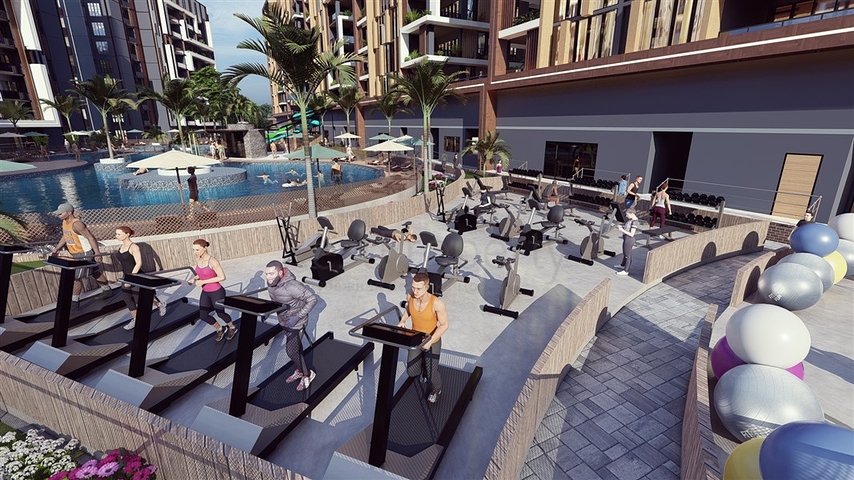 A large-scale hotel concept project in the Tomyuk area 500m from the sea