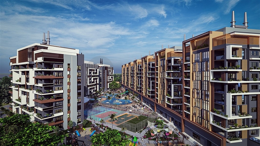 A large-scale hotel concept project in the Tomyuk area 500m from the sea