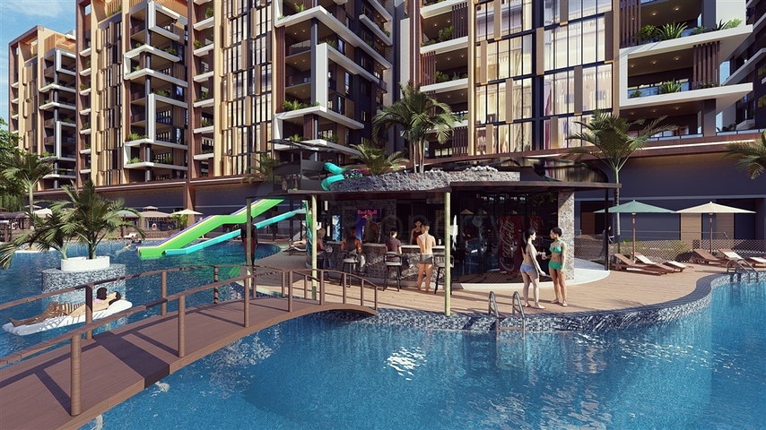 A large-scale hotel concept project in the Tomyuk area 500m from the sea