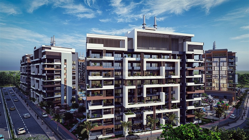 A large-scale hotel concept project in the Tomyuk area 500m from the sea